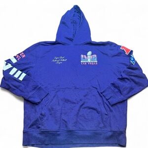 Starter Super Bowl LVIII 58 Las Vegas Purple Hoodie Size XXL